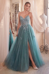 Enchanting A-Line Tulle Dress by Cinderella Divine: A Fairytale Come True