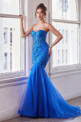 **Cinderella Divine Strapless Mermaid Gown: A Divine Enchantment for Special Occasions**