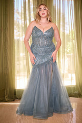 Cinderella Divine's Enchanting Sequin Mermaid Gown: Radiance for Every Occasion