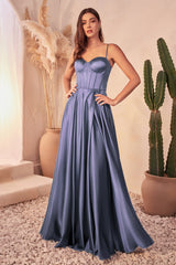 Cinderella Divine's Timeless Satin Bustier Dress: Elegance and Glamour for Every Occasion