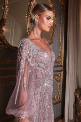 Enchanted Glamour: Cinderella Divine's Shimmering Mermaid Dress