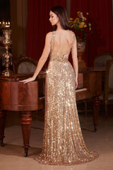 Sparkle and Shine: Cinderella Divine's Sequin Gown for Unforgettable Nights