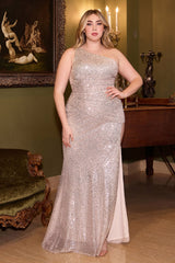 Cinderella Divine's Captivating Sequin Gown: Shimmering Elegance for Unforgettable Occasions