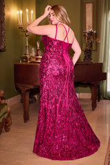 Captivating Cinderella Divine Gown: Shimmering Sequin Splendor for Unforgettable Occasions
