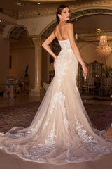 Cinderella Divine's Marlowe Gown: Enchanting Mermaid Silhouette for Special Occasions