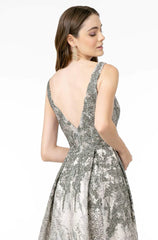 **GLS by Gloria: Captivating Jewel-Embellished Gown for Unforgettable Occasions**