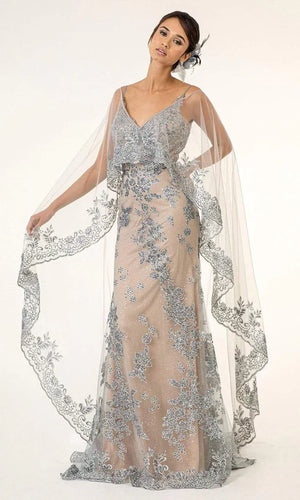 **GLS by Gloria GL1925: Shimmering Embellishments and Ethereal Beauty for Formal Occasions**