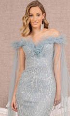 **GLS by Gloria: Captivating Off-the-Shoulder Gown for Unforgettable Moments**