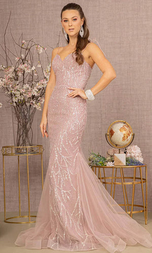 **Enchanting Mermaid Dress: GLS by Gloria's Beaded Masterpiece**