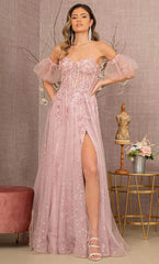 **GLS by Gloria GL3126: Embrace Your Feminine Allure in an Enchanting Strapless Gown**