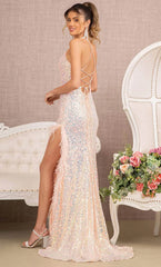 **GLS by Gloria: Shimmering Sequined Evening Gown for Unforgettable Occasions**