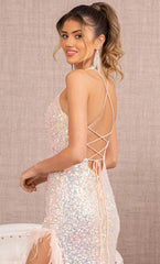 **GLS by Gloria: Shimmering Sequined Evening Gown for Unforgettable Occasions**