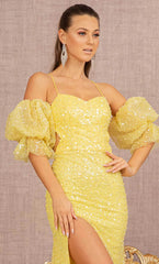 **Elizabeth: Shimmering Sequins and Beads for a Captivating Night**