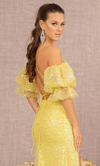 **Elizabeth: Shimmering Sequins and Beads for a Captivating Night**