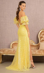 **Elizabeth: Shimmering Sequins and Beads for a Captivating Night**
