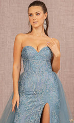 Shimmering Elegance: GLS by Gloria's GL3156 Embellished Gown