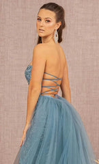 Shimmering Elegance: GLS by Gloria's GL3156 Embellished Gown