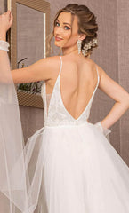 **Ethereal Elegance: Elizabeth KGL3157 Trumpet Gown for Enchanting Brides**