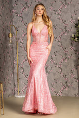 Captivating Allure: GLS by Gloria's Shimmering Mermaid Evening Gown