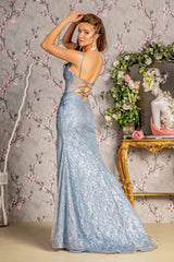 **GLS by Gloria: Enchanting Mesh Gown for Captivating Occasions**