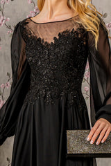 GLS by Gloria: Enchanting Evening Dress for Timeless Glamour (GL3363)