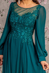 GLS by Gloria: Enchanting Evening Dress for Timeless Glamour (GL3363)