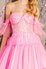 Captivating 2-in-1 Evening Gown: Transform from Cocktail to Elegance with GLS by Gloria GL3396