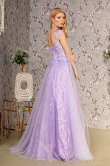 GLSbyGloria: Shimmering Lilac Gown for Unforgettable Nights