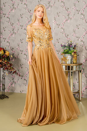 **Enthralling Elegance: GLS by Gloria GL3444 Evening Gown for Women**