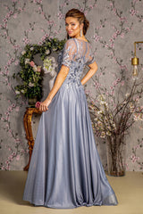 **GLS by Gloria: Captivating Illusion Evening Gown for Unforgettable Nights**