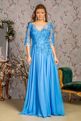 **GLS by Gloria: Enchanting Illusion Evening Gown for Unforgettable Occasions**