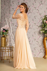 Enchanting Elegance: GLS by Gloria's Shimmering Formal Gown