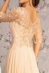 Enchanting Elegance: GLS by Gloria's Shimmering Formal Gown