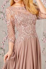 Enchanting Elegance: GLS by Gloria's Shimmering Formal Gown