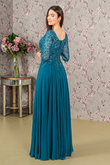 **GLS by Gloria GL3447: Embroidered Elegance for Special Occasions**