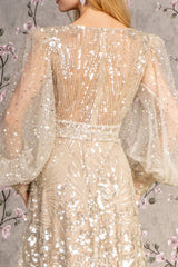 GLS by Gloria: The Captivating Illusion Evening Gown for Unforgettable Occasions