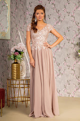 Shimmering Elegance: GLSbyGloria GL3450 Evening Gown for Unforgettable Moments