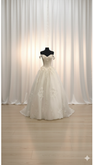 Layla K LK260 Glitter Off-Shoulder Ball Gown