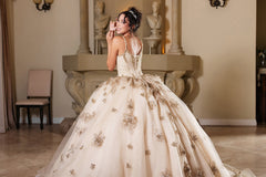 Layla K LK282 Floral Quinceañera Ball Gown