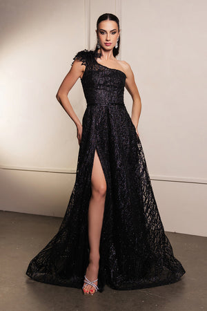 May Queen MQ2024 Asymmetrical Gala Gown