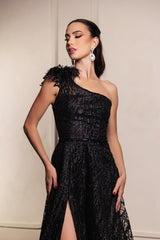 May Queen MQ2024 Asymmetrical Gala Gown