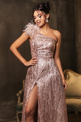 May Queen MQ2024 Asymmetrical Gala Gown
