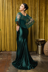 Plus Size Sequin Mermaid Gown by May Queen MQ2173B