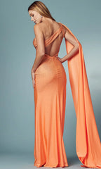 Nox Anabel E1039: Shimmering Heatset Stones and Cascading Elegance for Red Carpet Glamour