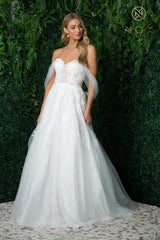 Nox Anabel: Celestial Elegance for Your Unforgettable Day (JE946)