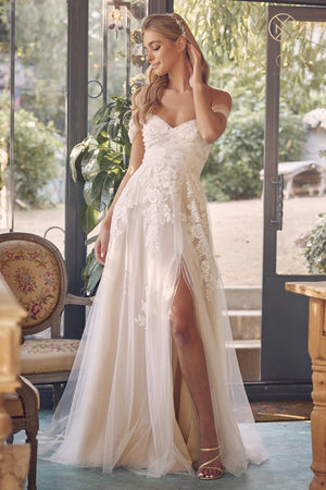 **Nox Anabel JE953: Enchanting Lace and Tulle Wedding Gown for a Dreamy Bride**
