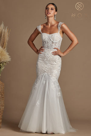 **Nox Anabel Bridal: Enchanting Mermaid Gown for Timeless Elegance**