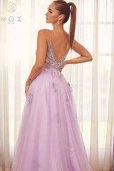 Nox Anabel: Intricate Lace and Shimmering Beads for an Enchanting Bridal Look