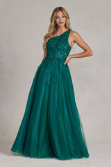 Enchanting Floral Lace Corset Gown by Nox Anabel: A Timeless Masterpiece for Special Occasions