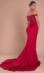 Shimmering Elegance: Portia and Scarlett's Captivating Evening Gown